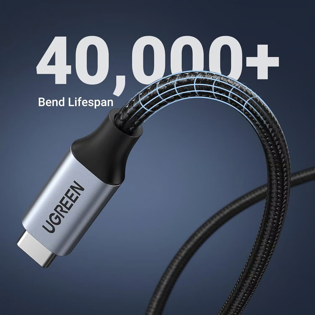 UGREEN 80810 USB-C 3.1 Extension Cable - 10Gbps 100W PD 0.5M