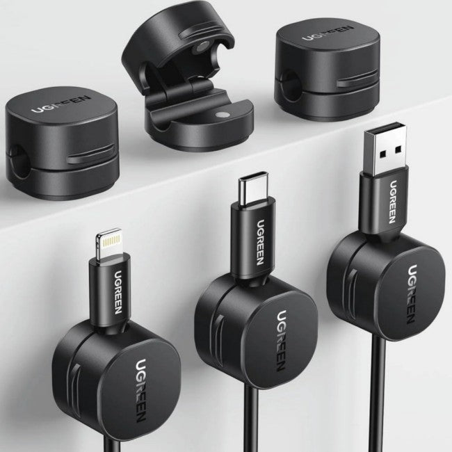 UGREEN 45797 Magnetic Cable Organizer 3-Pack (New)