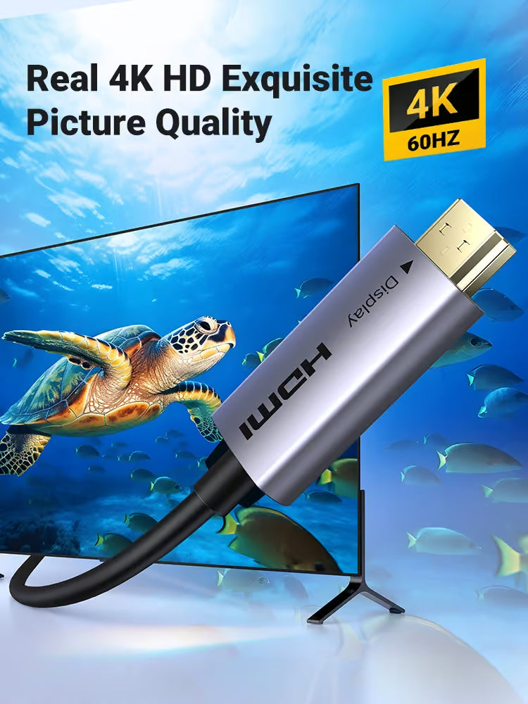 UGREEN 45503 - 10m 4K@60Hz HDMI 2.0 Active Optical Fiber Cable (New)