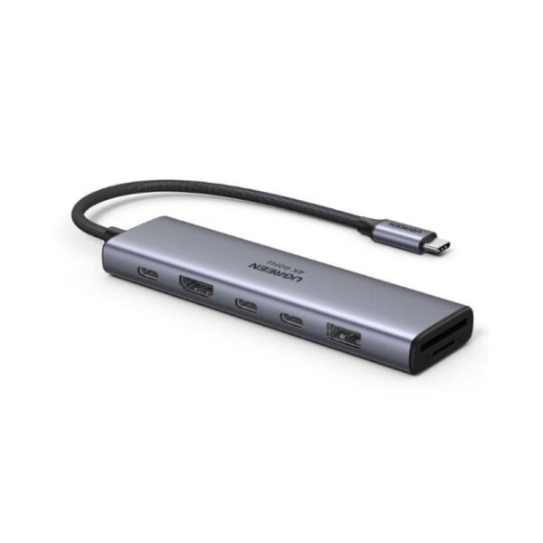 UGREEN 45521 7-in-1 USB-C Hub with 100W PD & SD/TF Readers (New)