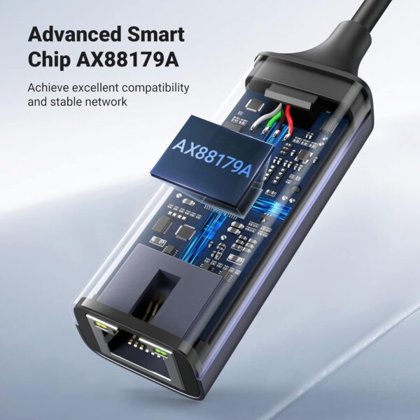 UGREEN 50922 Aluminum USB 3.0 to Gigabit Ethernet Adapter (New)