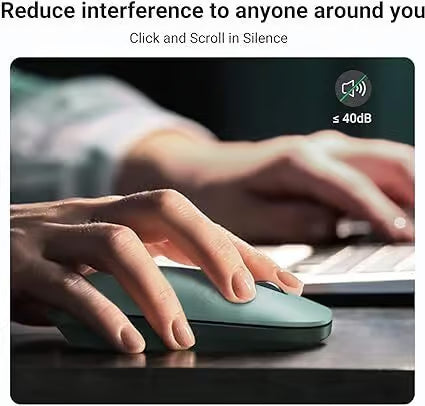 UGREEN 90374 Ultra Slim Wireless Mouse Green (New)