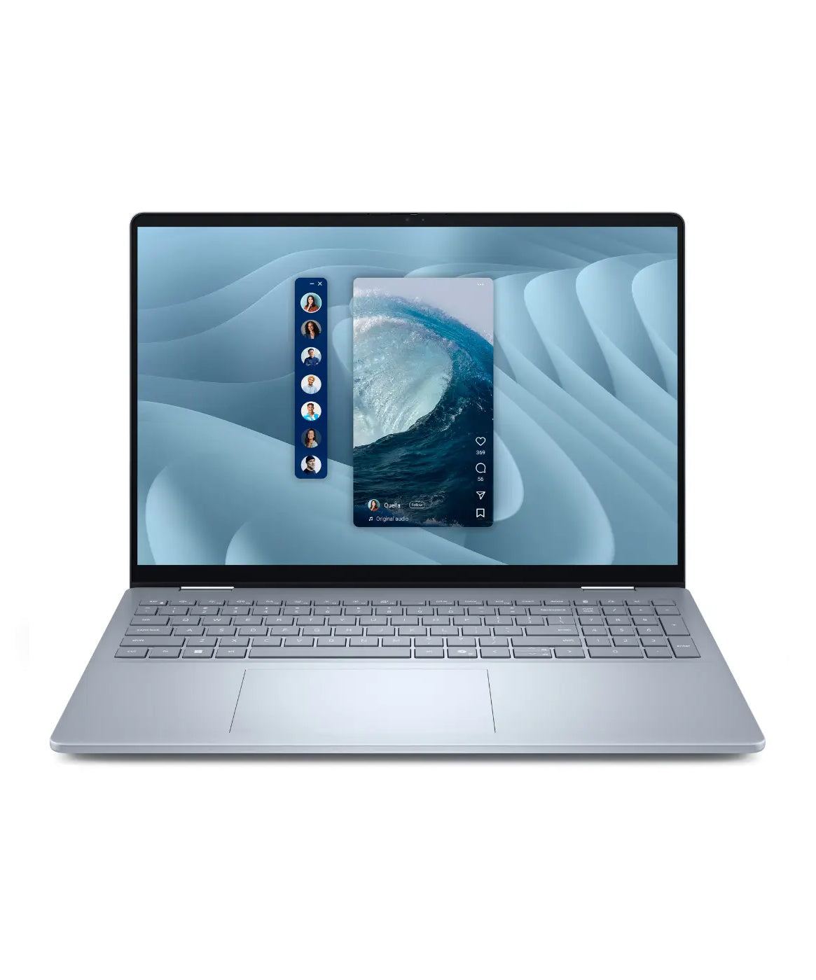 Dell Inspiron 16 5640 | Intel Core 7 150U | 16GB DDR5 | 1TB SSD | Intel Graphics | 16″ FHD+ | Ice Blue | 3Y