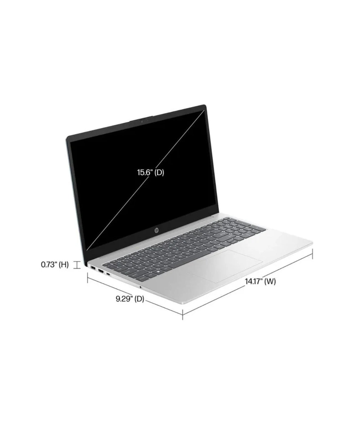 HP Laptop 15-FC0298AU | Ryzen 5 7430U | 8GB RAM | 512GB SSD, 15.6" FHD | Backlit KB, Windows 11, Silver