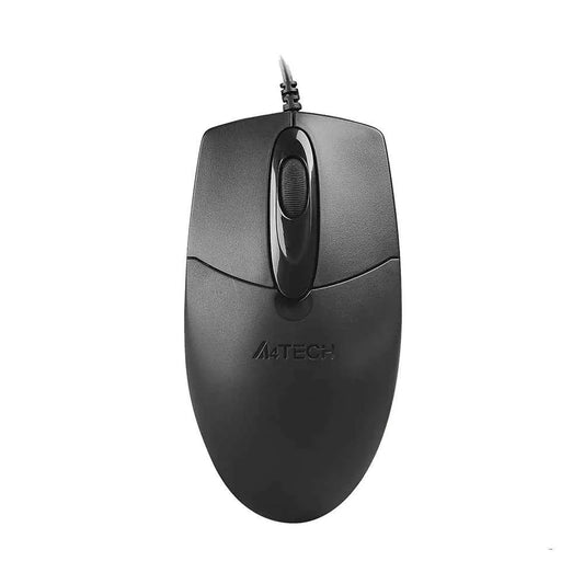 A4Tech OP-720S Wired Optical Mouse | Silent Clicks | USB Connectivity