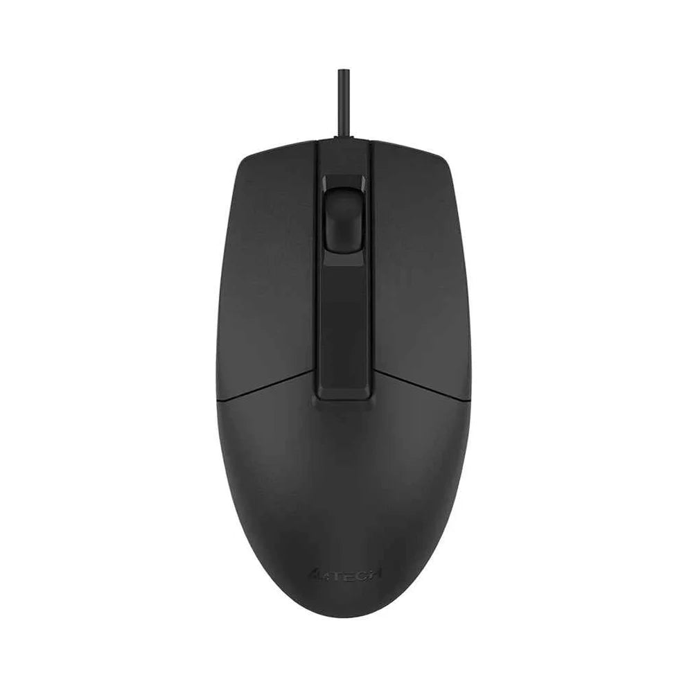 A4Tech OP-330S Wired Optical Mouse | Silent Clicks | USB Connectivity