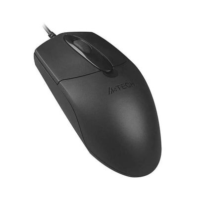 A4Tech OP-720S Wired Optical Mouse | Silent Clicks | USB Connectivity