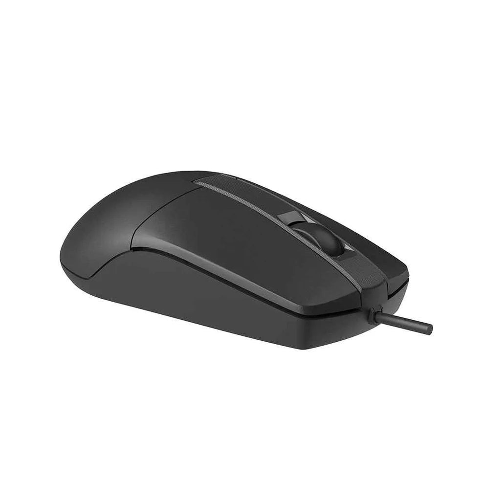 A4Tech OP-330S Wired Optical Mouse | Silent Clicks | USB Connectivity