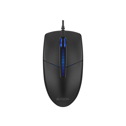 A4Tech N-530S Illuminated Backlit Wired Mouse New