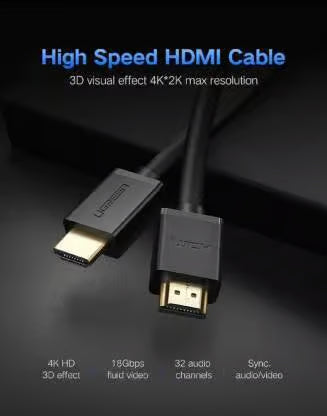 UGREEN HDMI Male To Male Cable - 20M with IC Signal Booster (New)