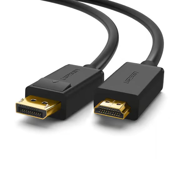 UGREEN 10203 - DisplayPort (Male) to HDMI (Male) 4K Video Cable - 3m (New)