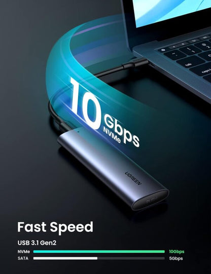 UGREEN 10902 M.2 NVMe 10Gbps Type-C SSD Enclosure (New)