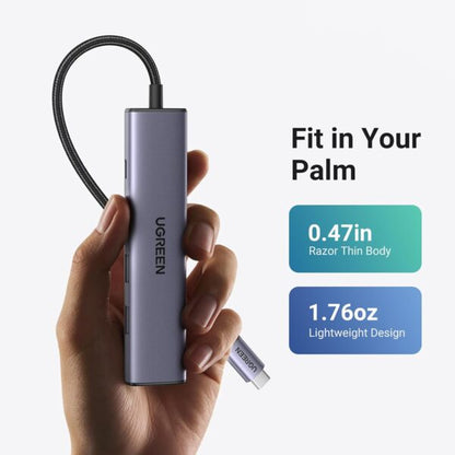 UGREEN 15495 5-in-1 USB-C Hub with 4K HDMI & 100W PD (New)