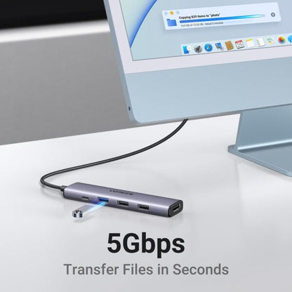 UGREEN 15495 5-in-1 USB-C Hub with 4K HDMI & 100W PD (New)