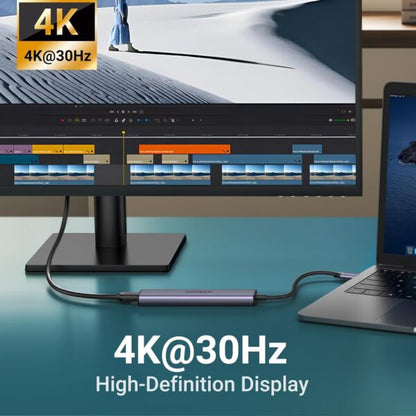 UGREEN 15495 5-in-1 USB-C Hub with 4K HDMI & 100W PD (New)