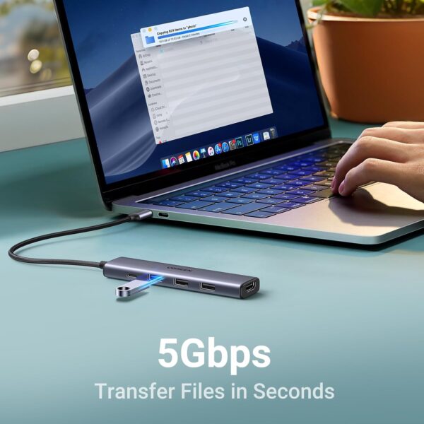 UGREEN 15495 5-in-1 USB-C Hub with 4K HDMI & 100W PD (New)