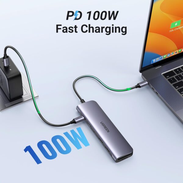 UGREEN 15214 7-in-1 USB-C Hub with 4K HDMI & SD/TF Readers (New)