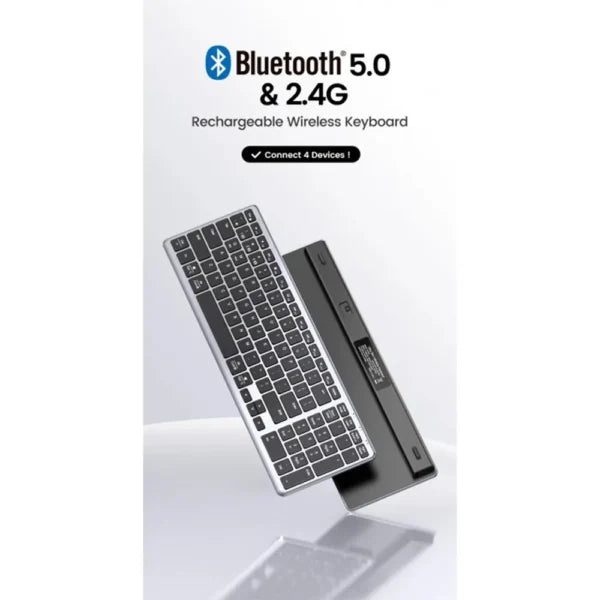 UGREEN 15258 Dual-Mode Ultra Slim Wireless Keyboard (New)