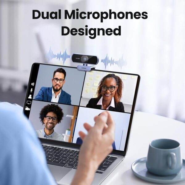 UGREEN 15728 1080P USB HD Webcam with Built-in Mic (New)