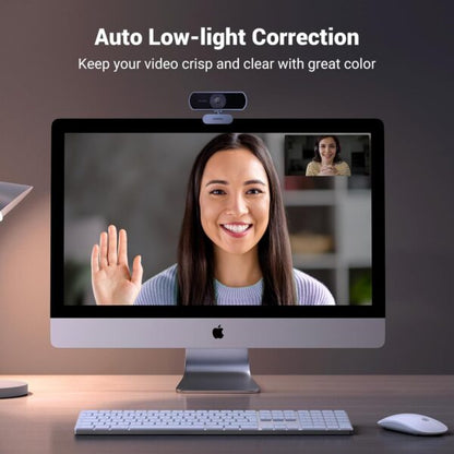UGREEN 15728 1080P USB HD Webcam with Built-in Mic (New)