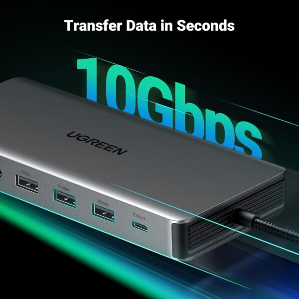 UGREEN 15978 13-in-1 Triple Display USB-C Docking Station (New)