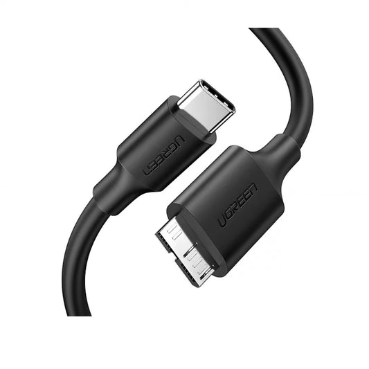 UGREEN 20103 USB-C to Micro USB-B 3.0 Cable - 5Gbps High-Speed 1M Black