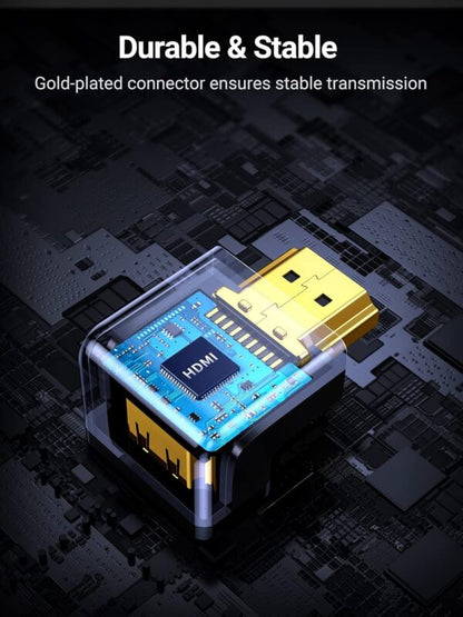 UGREEN 20110 Gold-Plated 4K HDMI Male to Female Adapter (New)