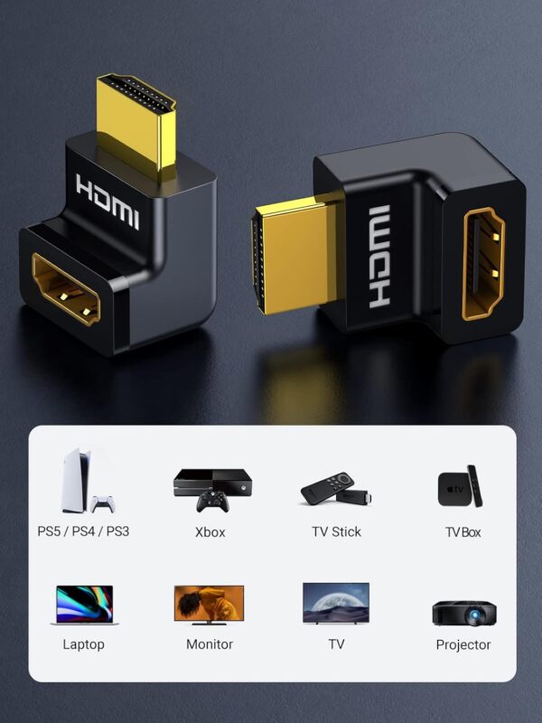 UGREEN 20110 Gold-Plated 4K HDMI Male to Female Adapter (New)