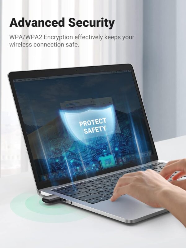 UGREEN 20204 AC650 Dual-Band Wireless USB Wi-Fi Adapter (New)