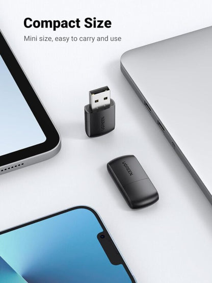 UGREEN 20204 AC650 Dual-Band Wireless USB Wi-Fi Adapter (New)