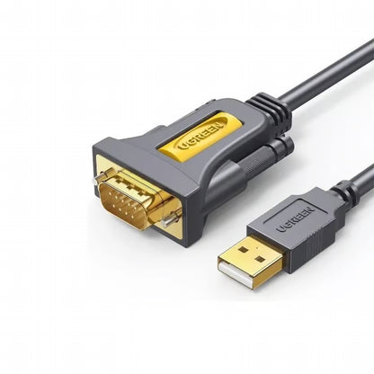UGREEN 20222 - USB 2.0 to DB9 RS-232 Serial Male Adapter Cable 2m (New)