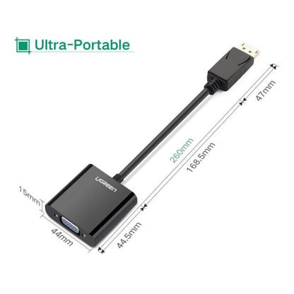 UGREEN 20415 DisplayPort to VGA Female 1080P Converter (New)