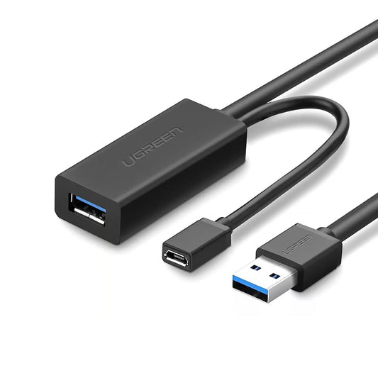 UGREEN 20826 USB 3.0 Active Extension Cable with Signal Booster - 5M (Brand New)