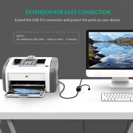 UGREEN 20827 USB 3.0 Active Extension Cable 10m - High Speed 5Gbps with Signal Booster (Brand New)