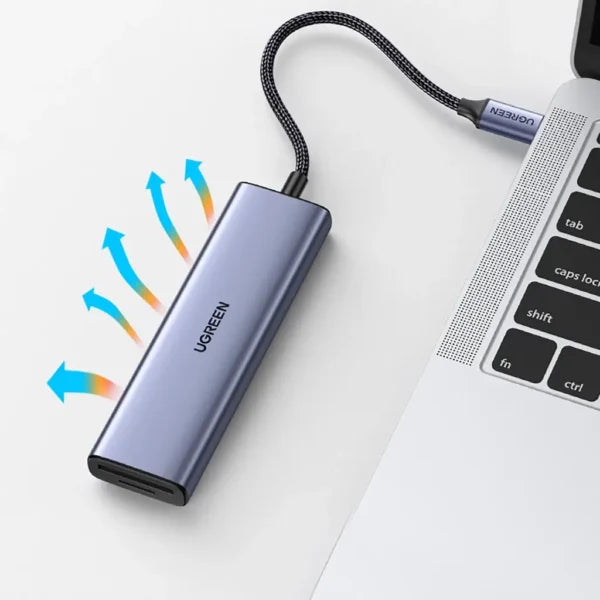 UGREEN 20956A 6-in-1 USB-C Hub with 4K HDMI & Card Reader (New)