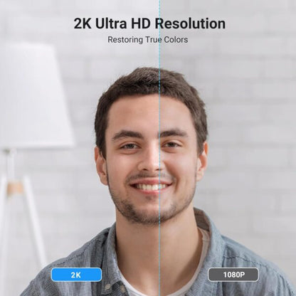 UGREEN 25442 CM717 2K 30FPS Full HD USB Webcam (New)