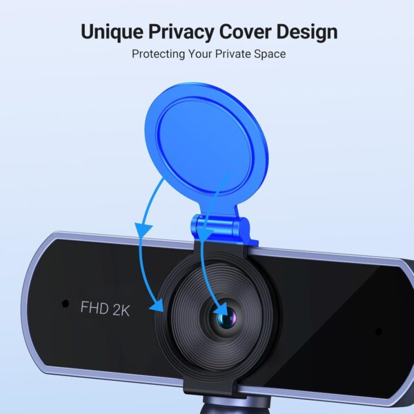 UGREEN 25442 CM717 2K 30FPS Full HD USB Webcam (New)