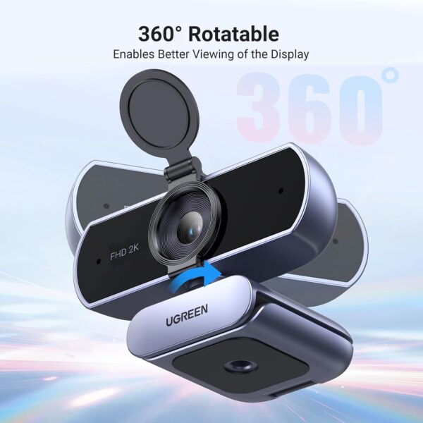 UGREEN 25442 CM717 2K 30FPS Full HD USB Webcam (New)