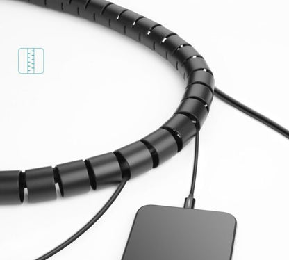 UGREEN 30820 25mm 5m Cable Zipper Tube Black (New)