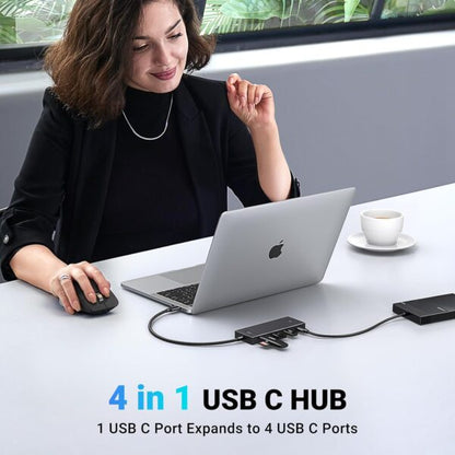 UGREEN 35584 4-Port USB-C 10Gbps SuperSpeed Hub (New)