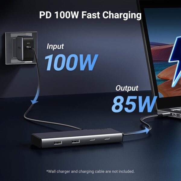 UGREEN 35625 8-in-1 Dual Display USB-C Docking Station (New)