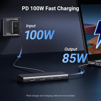 UGREEN 35625 8-in-1 Dual Display USB-C Docking Station (New)