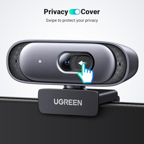 UGREEN 35626 2K 30FPS USB Webcam Silver Edition (New)
