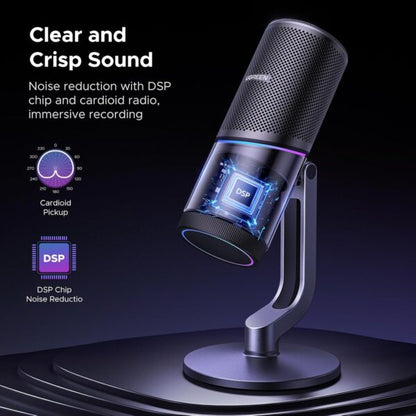 UGREEN 35629 RGB Cardioid USB Streaming Microphone (New)