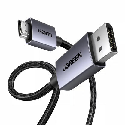 UGREEN 35843 - DisplayPort 1.4 to HDMI Braided Cable 3m - 10.2Gbps (New)