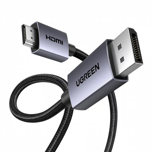 UGREEN 35843 - DisplayPort 1.4 to HDMI Braided Cable 3m - 10.2Gbps (New)