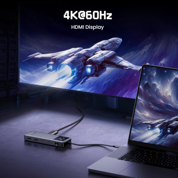 UGREEN 35998 Uno 6-in-1 USB-C Hub - 10Gbps & 4K@60Hz HDMI (New)