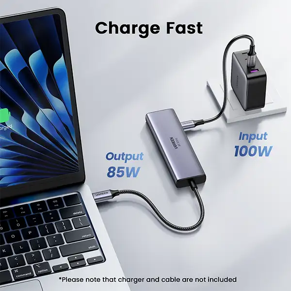 UGREEN 35999 6-in-1 USB-C Hub with 4K@60Hz HDMI & 10Gbps Data (New)