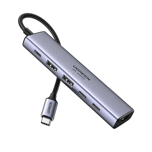 UGREEN 35999 6-in-1 USB-C Hub with 4K@60Hz HDMI & 10Gbps Data (New)