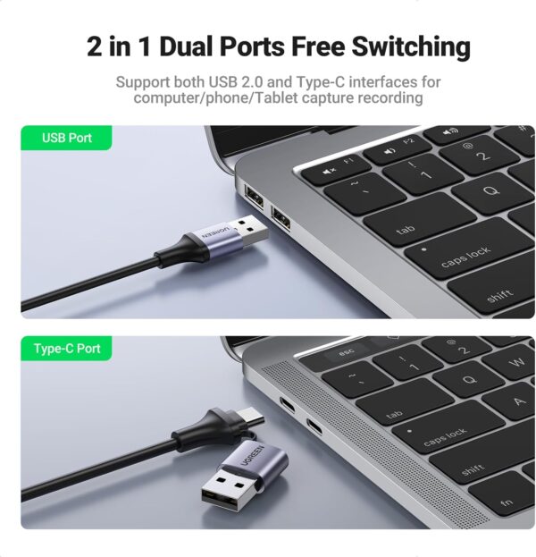 UGREEN 40189 Full HD 1080P HDMI Video Capture Card (New)
